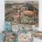 Designart - Greek Landscape Off The Coast Of The Aegean Sea - Traditional Print on Natural Pine Wood